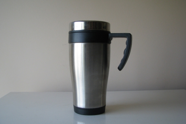 Ogłoszenie - Stalowy kubek termiczny z pokrywką 0,4 l. Zdjęcie 4