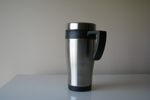 Ogłoszenie - Stalowy kubek termiczny z pokrywką 0,4 l. Zdjęcie 5