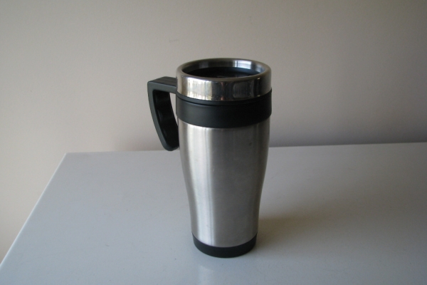 Ogłoszenie - Stalowy kubek termiczny z pokrywką 0,4 l. Zdjęcie 9