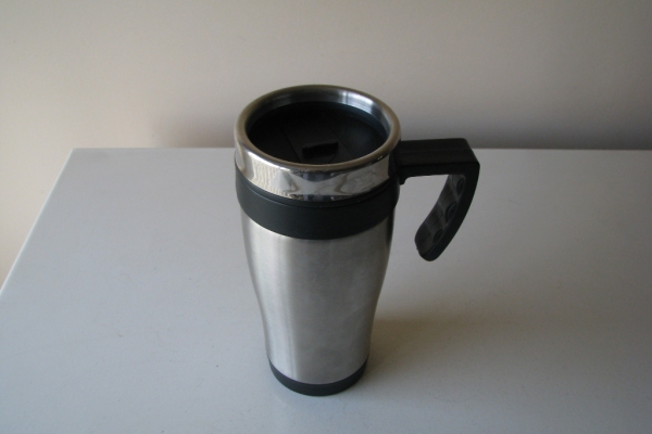 Ogłoszenie - Stalowy kubek termiczny z pokrywką 0,4 l. Zdjęcie 7