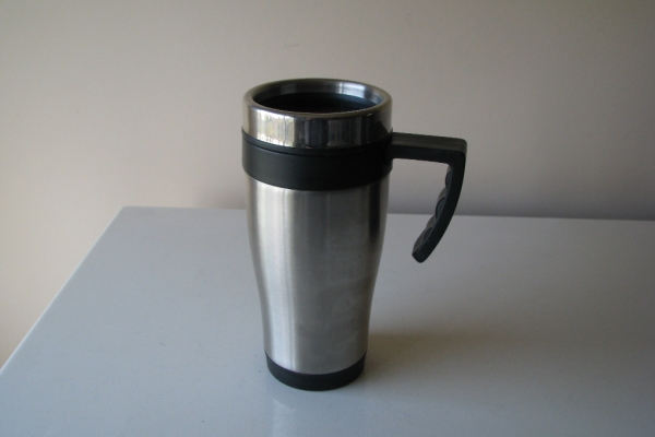Ogłoszenie - Stalowy kubek termiczny z pokrywką 0,4 l. Zdjęcie 6