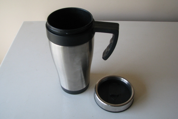 Ogłoszenie - Stalowy kubek termiczny z pokrywką 0,4 l. Zdjęcie 8