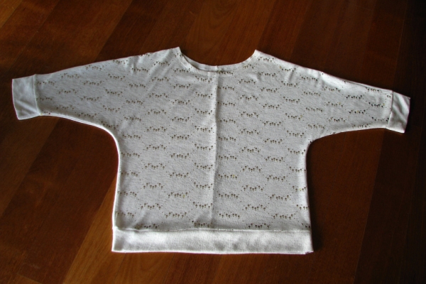 Ogłoszenie - Luźny, biały sweterek, bluzka z cekinkami,  L / XL. Zdjęcie 3