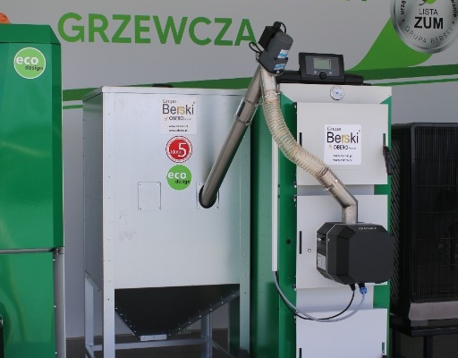 Ogłoszenie - Kocioł DrewKo Hybrid 24kW – dwupaliwowy kocioł na drewno i pellet. Zdjęcie 2