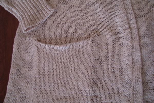 Ogłoszenie - Kardigan, blezer, tunika, narzutka, długi sweter z kieszeniami XL. Zdjęcie 5