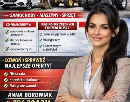 Ogłoszenie - SZEROKA OFERTA LEASINGU DLA KLIENTÓW Z CAŁEJ POLSKI!. Zdjęcie 1