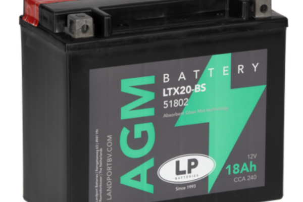 Ogłoszenie - Akumulator motocyklowy Landport LTX20-BS 12V 18Ah 240A. Zdjęcie 1