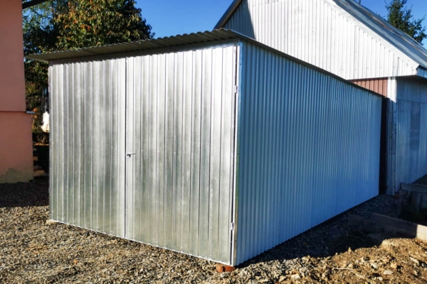 Ogłoszenie - Garaż blaszany 3x5m II gat. - blaszak na budowę - wolnostojący - brama - dach spad w tył GB123. Zdjęcie 2