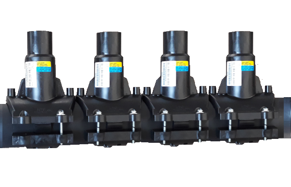 Ogłoszenie - Sprzedam zestaw kolektorowy rozdzielacza dolnego źródła Ø90/40 SDR11. Zdjęcie 1