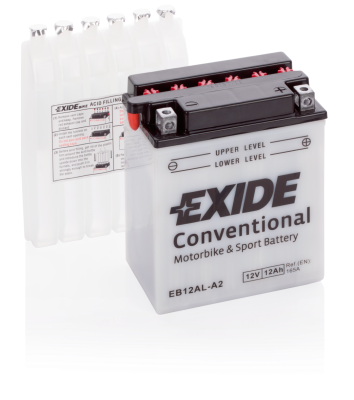 Ogłoszenie - Akumulator motocyklowy EXIDE EB12AL-A2 YB12AL-A2 12V 12Ah. Zdjęcie 1