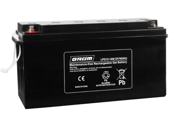 Ogłoszenie - Akumulator żelowy GROM 12V 140Ah LPG12-140. Zdjęcie 1