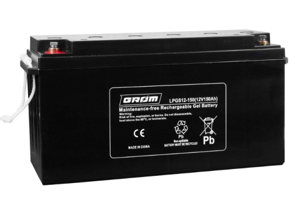 Ogłoszenie - Akumulator żelowy GROM 12V 150Ah LPGS12-150. Zdjęcie 1