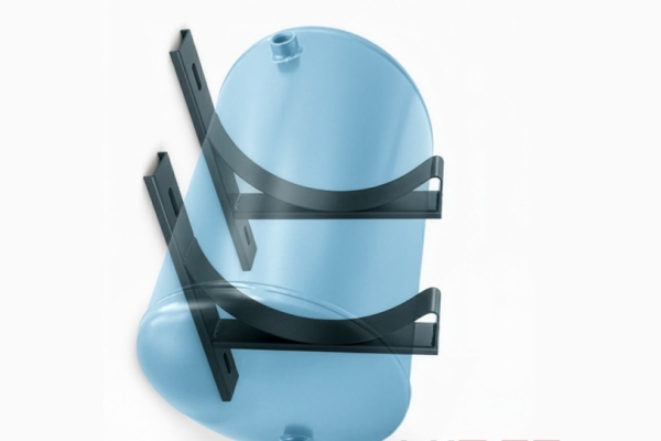 Ogłoszenie - Metalowy solidny uchwyt do montażu naczynia wyrównawczego mocowanie kotłownia stelaż. Zdjęcie 2