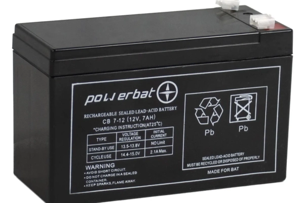 Ogłoszenie - Akumulator żelowy POWERBAT CB 7-12 12V 7Ah. Zdjęcie 1