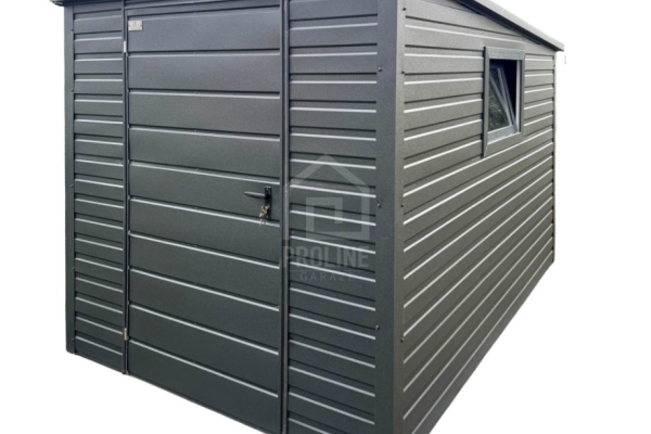 Ogłoszenie - Schowek – Domek Ogrodowy 2×3m  – Drzwi – Okno – Antracyt – Dach Spad w tył PLG229. Zdjęcie 1