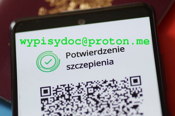 Ogłoszenie - Poświadczenie Przyjęcia Szczepionki C19 lub innej Certyfikat. Zdjęcie 1