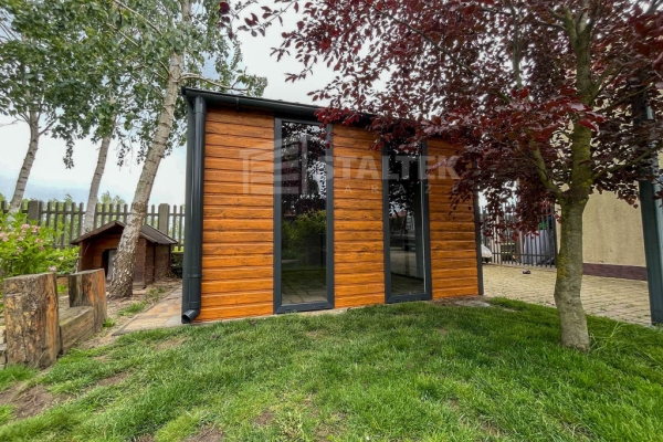 Ogłoszenie - Schowek - Domek Ogrodowy 3x3m - drzwi - 2x okno - jasny orzech drewnopodobny - dach dwuspadowy w przód - rynny ST159. Zdjęcie 6