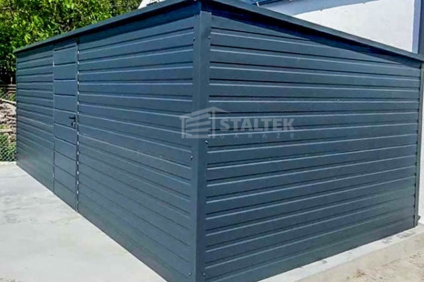 Ogłoszenie - Schowek - Domek Ogrodowy 6x3m - Drzwi - Antracyt - dach spad w tył ST157. Zdjęcie 2