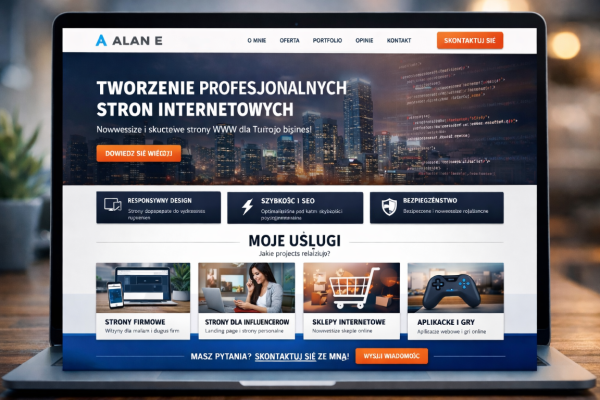 Ogłoszenie - Tworzę Nowoczesne Strony Internetowe | 15 lat doświadczenia. Zdjęcie 1