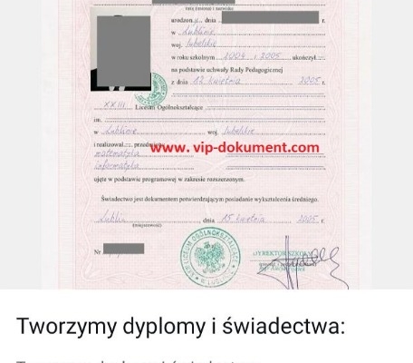 Ogłoszenie - Kup dyplom ukończenia studiów , Dyplomy kolekcjonerskie opinie.. Zdjęcie 1