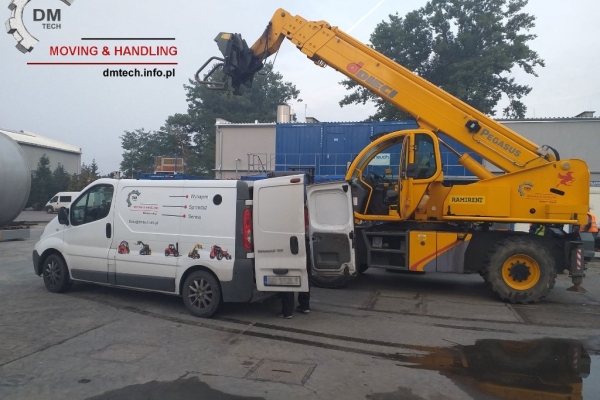 Ogłoszenie - Wynajem ładowarek teleskopowych - ładowarki teleskopowe Merlo Manitou Dieci. Zdjęcie 9