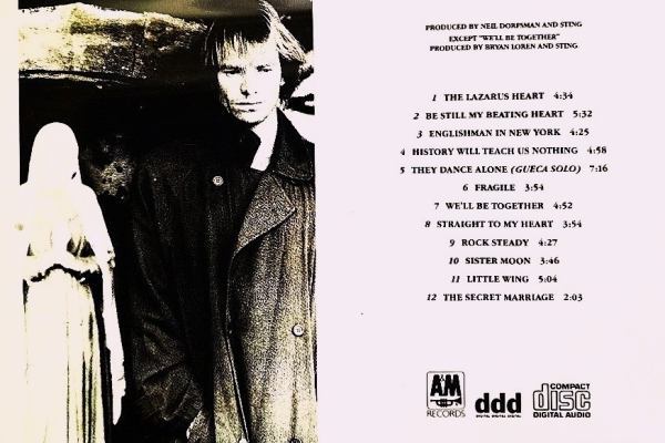 Ogłoszenie - CD Nowy- Polecam Kultowy Album CD STING- Nothing Like The Sun. Zdjęcie 3