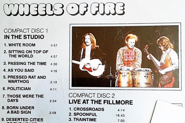 Ogłoszenie - Polecam Najlepszy Kultowy Album 2X CD CREAM -Album 2 CD - Wheels of Fire. Zdjęcie 2