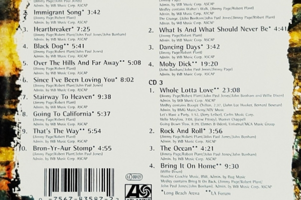 Ogłoszenie - Polecam Wspaniały Album 3X CD LED ZEPPELIN How The West Was Won. Zdjęcie 3