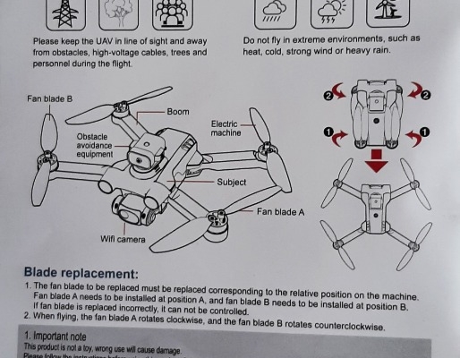 Ogłoszenie - Polecam B. Dobrej Klasy Idealnie Nowy DRON GPS- EPS UAV S 136- 4K -Full HD. Zdjęcie 6
