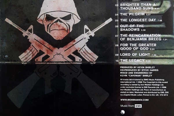 Ogłoszenie - Znakomity Album CD Iron Maiden A Matter of Life and. Zdjęcie 2