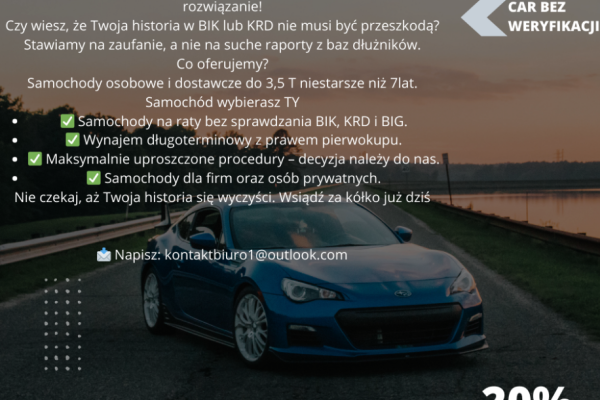Ogłoszenie - Samochody na raty bez weryfikacji baz. Zdjęcie 2