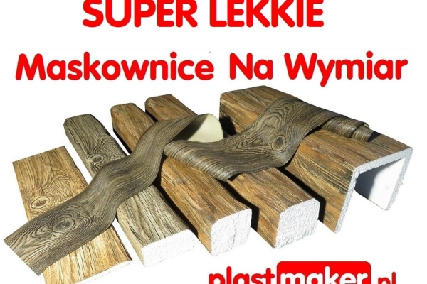 Ogłoszenie - MASKOWNICE na wymiar - belki dekoracyjne DREWNOPODOBNE. Zdjęcie 4
