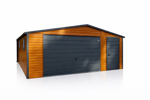 Ogłoszenie - Garaż Blaszany Blaszak 5x5 Dwuspadowy Drewnopodobny PRODUCENT!. Zdjęcie 1