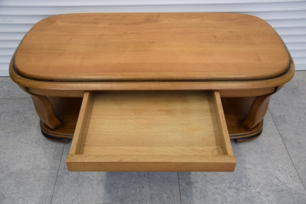 Ogłoszenie - ława do salonu dębowa  - jak nowa. Zdjęcie 4