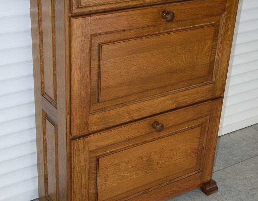 Ogłoszenie - szafka na buty z drewna dębowego - jak nowa. Zdjęcie 2