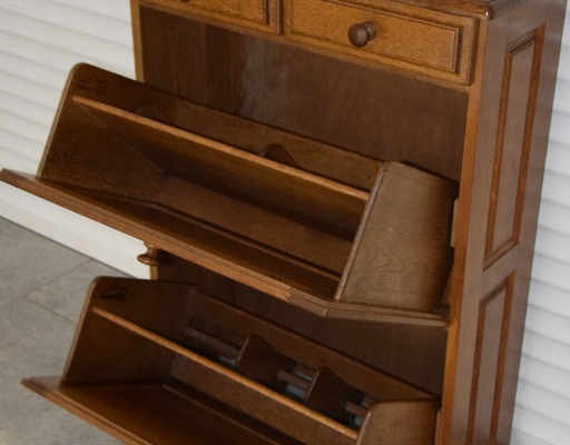 Ogłoszenie - szafka na buty z drewna dębowego - jak nowa. Zdjęcie 5