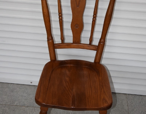 Ogłoszenie - krzesła dębowe 6 sztuk - jak nowe. Zdjęcie 3