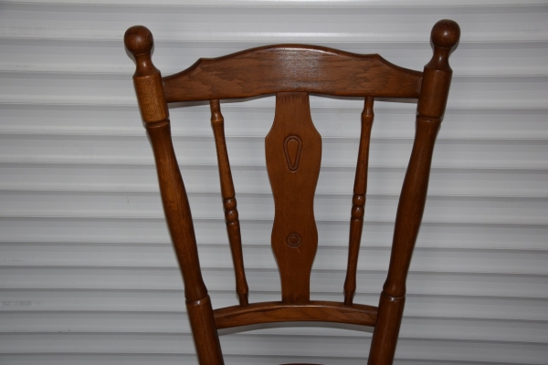 Ogłoszenie - krzesła dębowe 6 sztuk - jak nowe. Zdjęcie 5