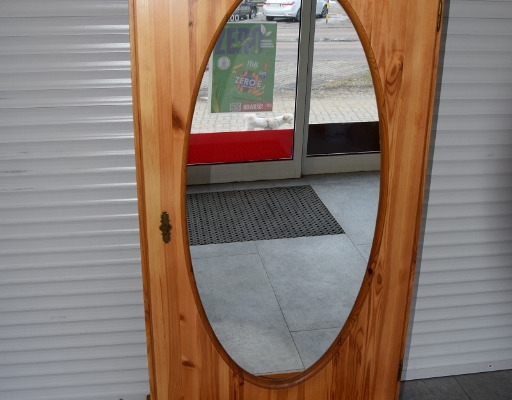 Ogłoszenie - szafa z drewna sosnowego z lustrem - jak nowa. Zdjęcie 3