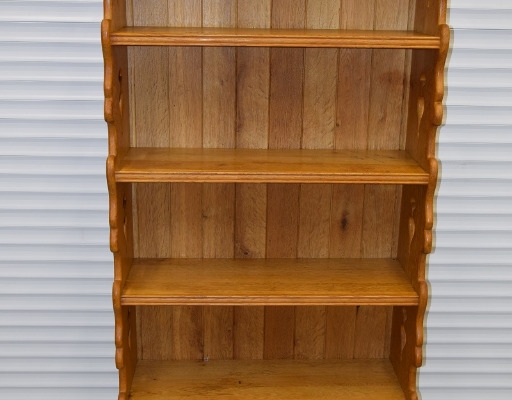 Ogłoszenie - regał z drewna dębowego - super stan. Zdjęcie 1