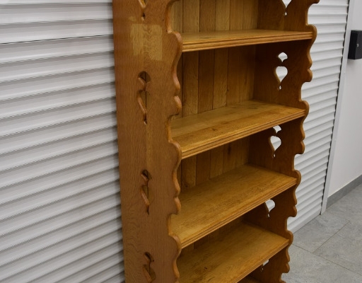 Ogłoszenie - regał z drewna dębowego - super stan. Zdjęcie 2