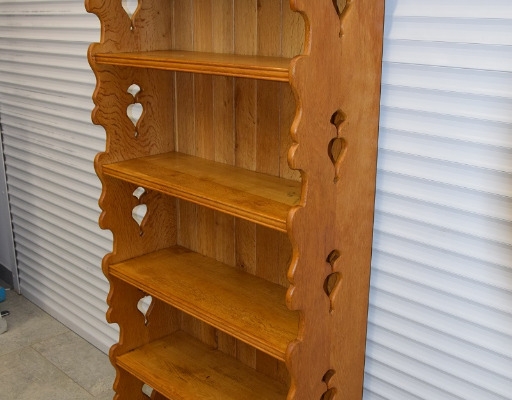 Ogłoszenie - regał z drewna dębowego - super stan. Zdjęcie 3