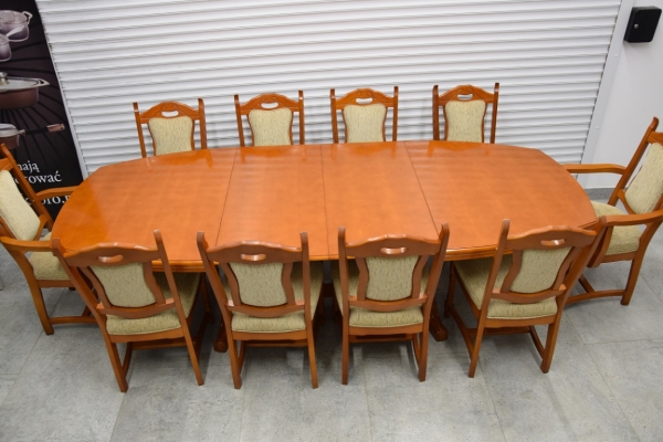 Ogłoszenie - stół rozkładany i 10 krzeseł. Zdjęcie 4