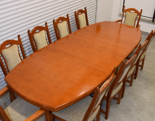 Ogłoszenie - stół rozkładany i 10 krzeseł. Zdjęcie 5