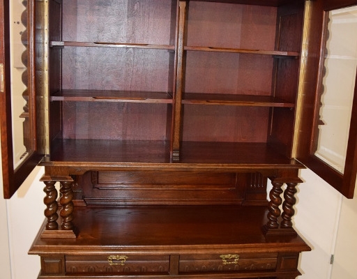 Ogłoszenie - kredens dębowy - meble gdańskie - stan idealny jak nowy. Zdjęcie 4