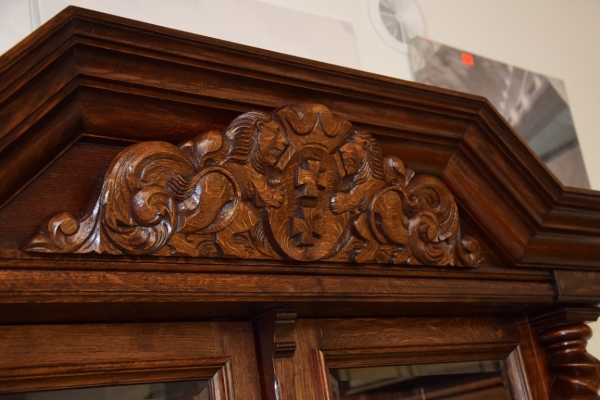 Ogłoszenie - kredens dębowy - meble gdańskie - stan idealny jak nowy. Zdjęcie 5