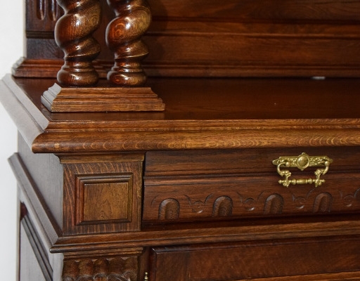 Ogłoszenie - kredens dębowy - meble gdańskie - stan idealny jak nowy. Zdjęcie 7