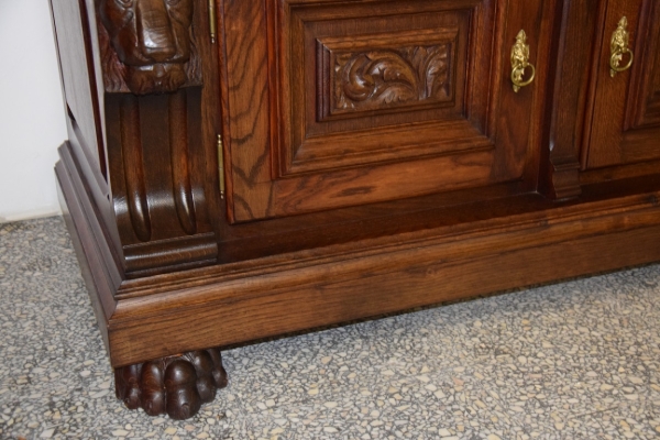 Ogłoszenie - kredens dębowy - meble gdańskie - stan idealny jak nowy. Zdjęcie 8