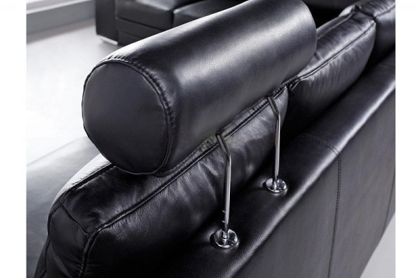 Ogłoszenie - Narożnik ENZO 3x2 skóra naturalna 100% dwie pufy + dwa zagłówki gratis!. Zdjęcie 3