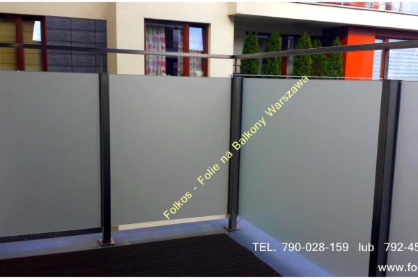 Ogłoszenie - Folia na szklany balkon Rydygiera, Przasnyska, Kaliny Jędrusik, German-Oklejamy balkony Warszawa TEL.790-028-159. Zdjęcie 3